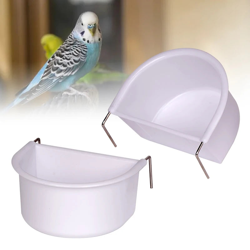 4pcs de comederos colgantes de plástico para aves