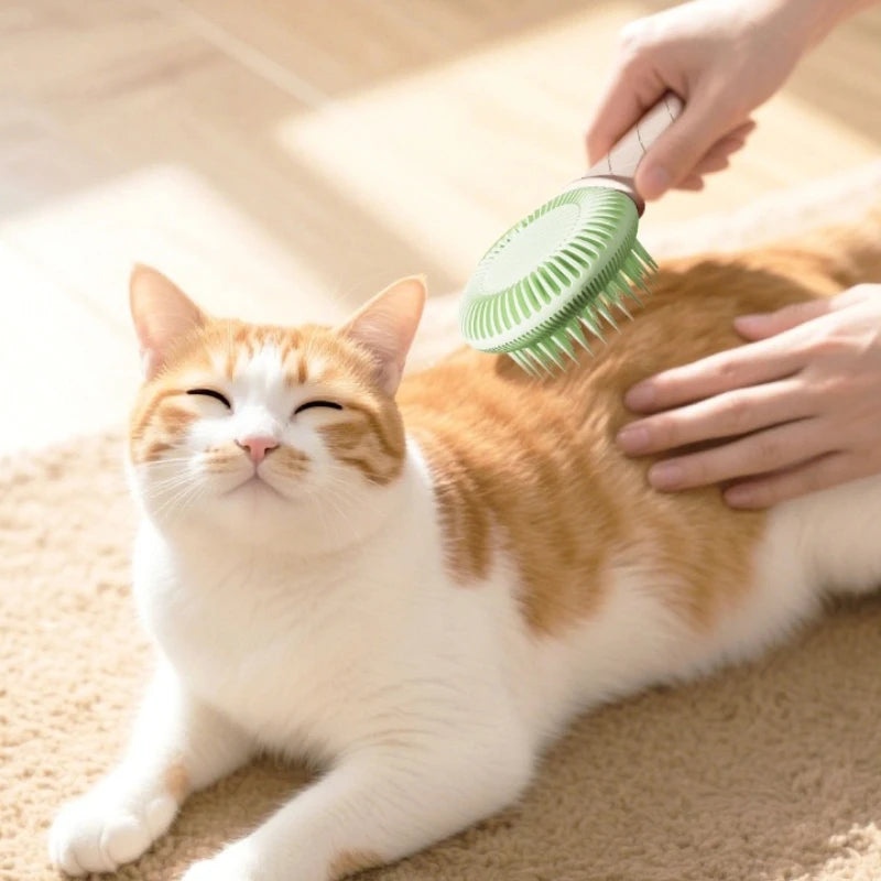 Peine para Gatos de Plástico – Diseño Ergonómico y Eficaz para el Cuidado del Pelaje