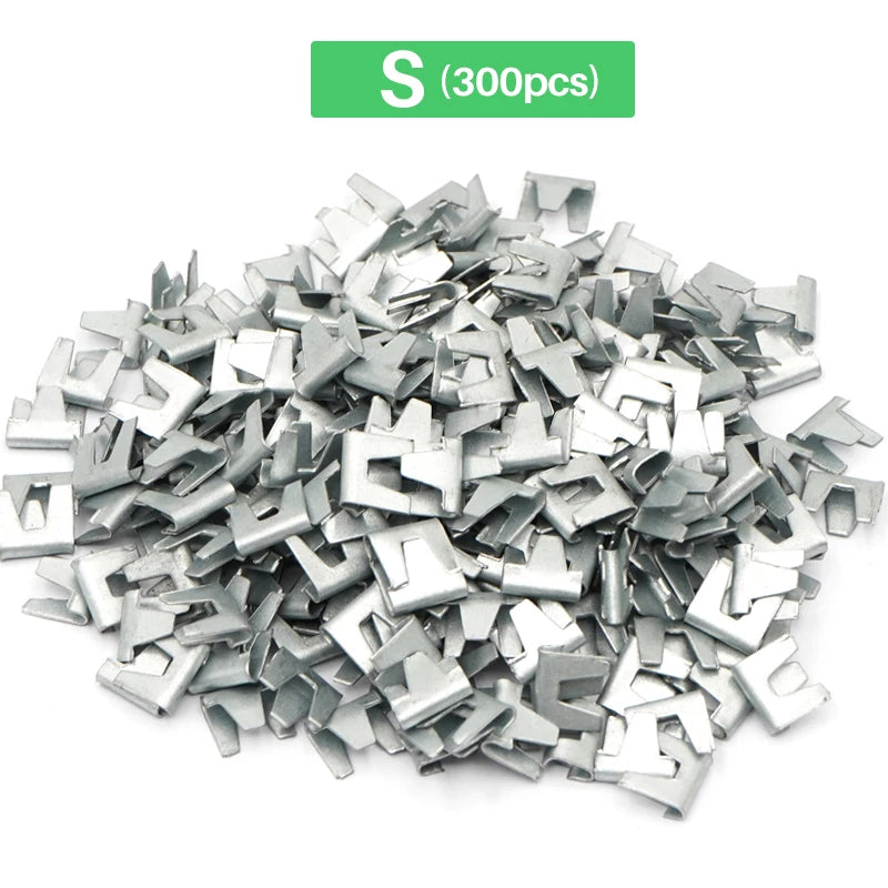 Alicates para instalación de jaulas de aves y clips metálicos para granjas