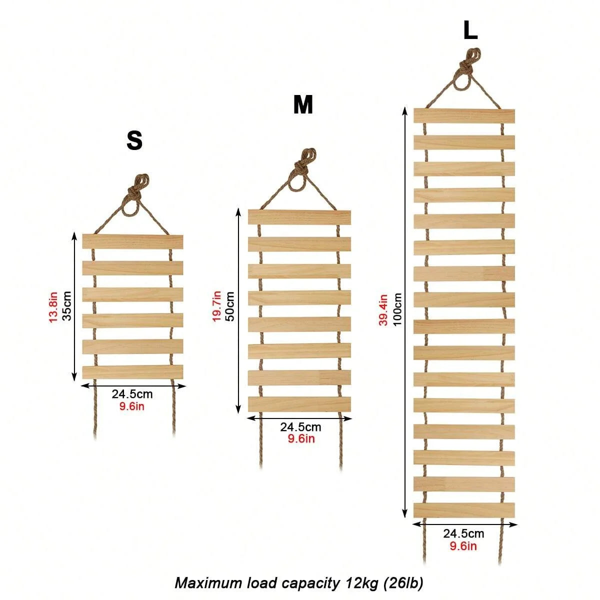 Arnés de escalada para gatos en madera natural con puente y árbol de un solo nivel
