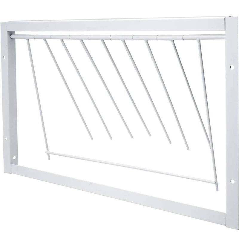 Puerta de entrada para palomas de metal con barras de alambre, resistente y duradera