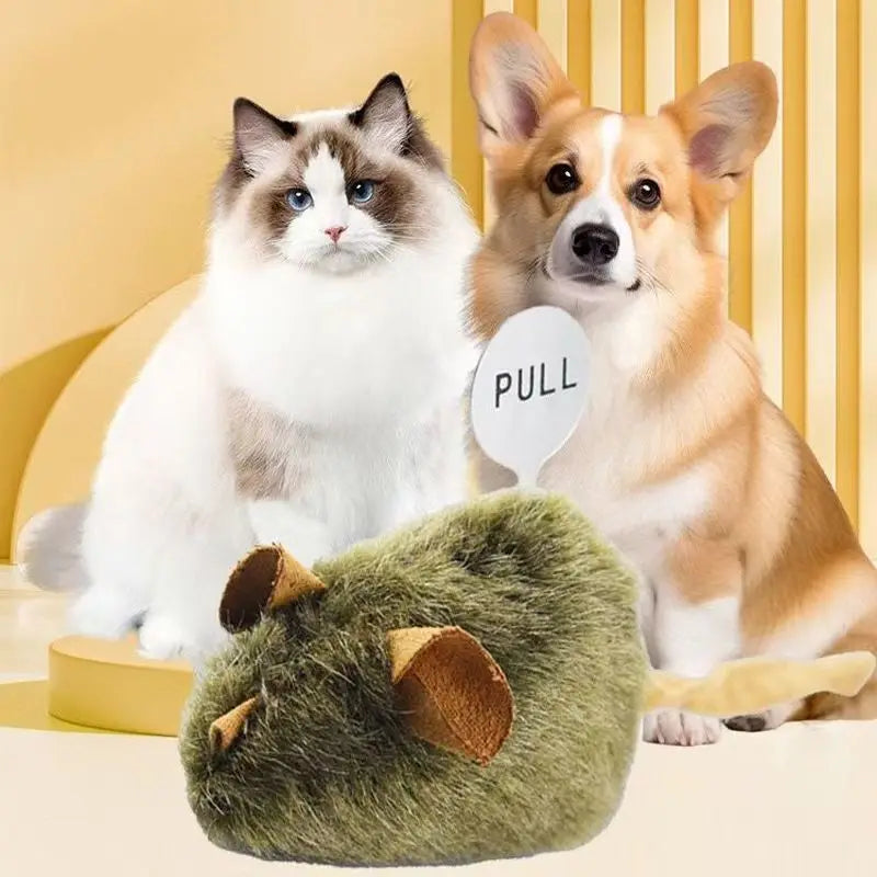 Juguete para Gatos Ratón Lifelike con Sonido y Estímulo Interactivo