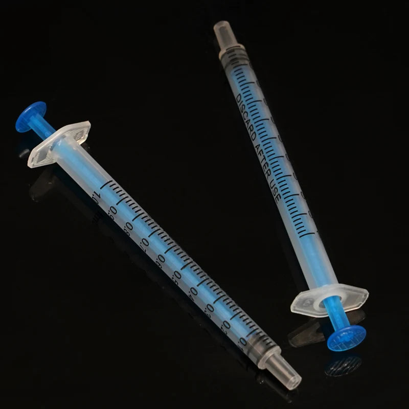 Jeringas desechables de plástico de 1ML para alimentación y cuidado de animales de granja