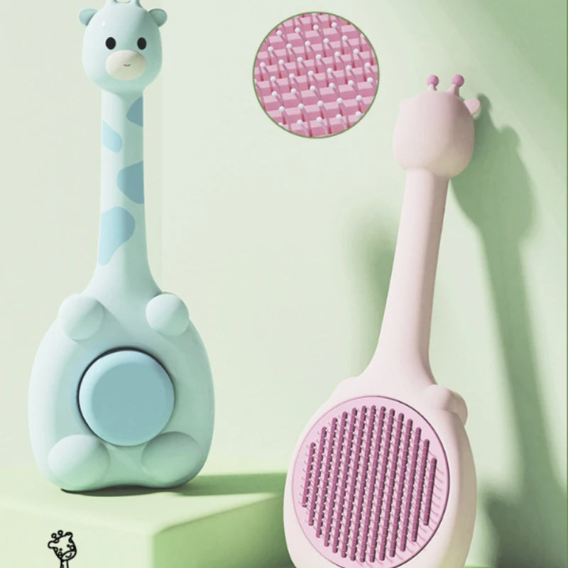 Peine para Gatos - Diseño ergonómico y fácil de usar para un pelaje saludable