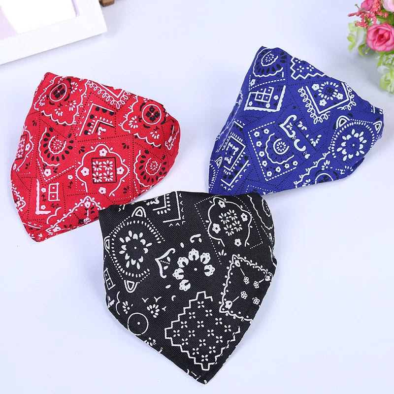 Collar Bandana Personalizable para Perros y Gatos – Conjunto de lazo y babero en colores divertidos