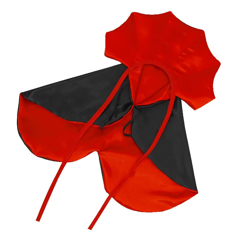 Capa de Fiesta para Gatos – Diseño de Calabaza, Ideal para Otoño e Invierno