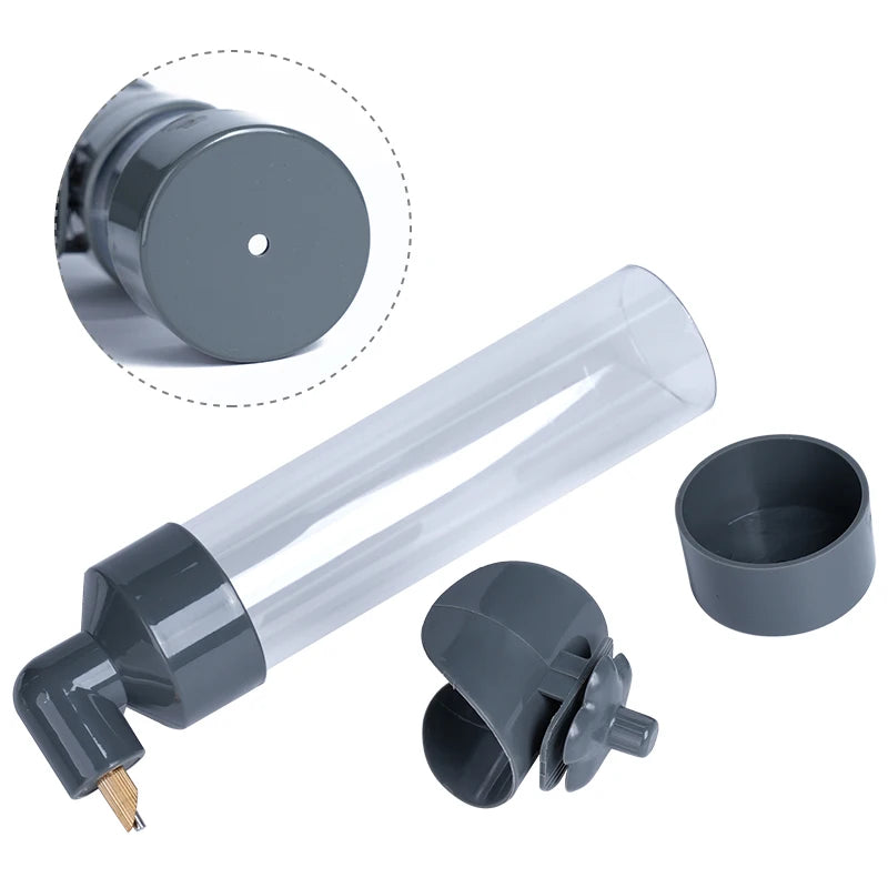 Dispensador de agua de plástico para aves con diseño colgante y fácil de usar