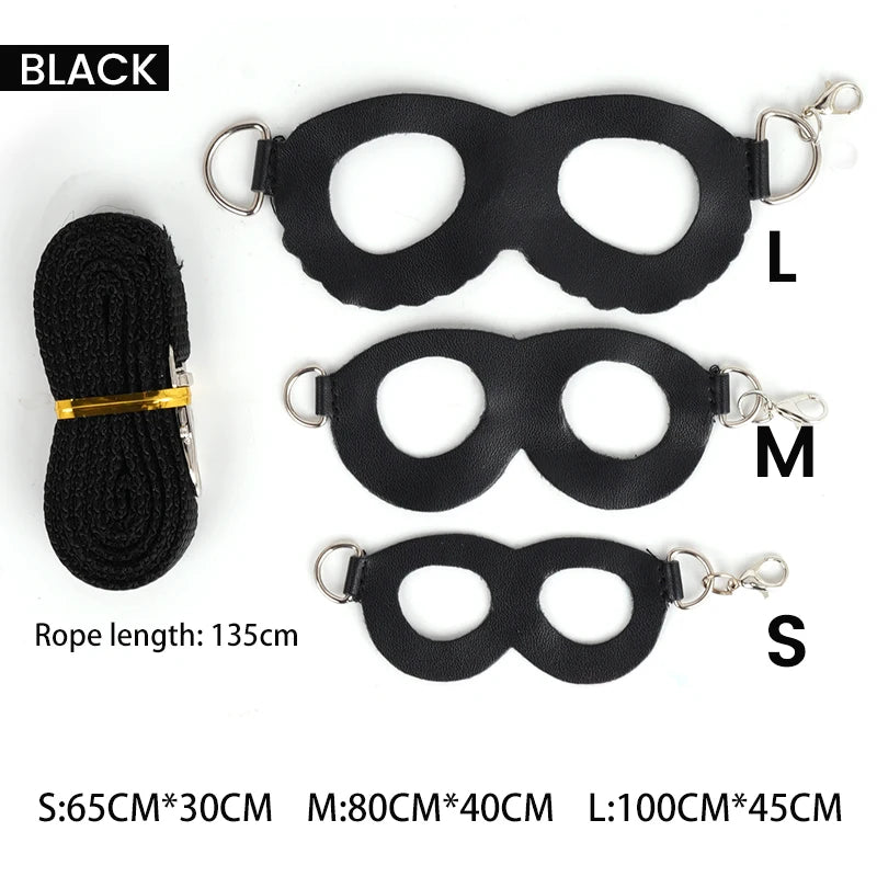 Set de correa antichoques y arnés para mascotas pequeñas en varios colores