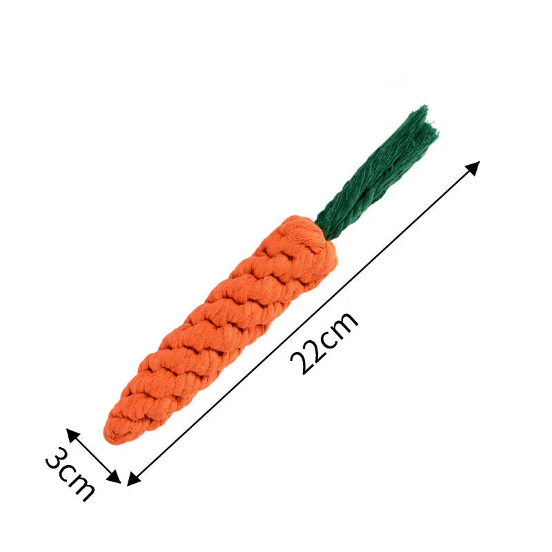 Juguete para Perros RopeCarrot - Duradero, Seguro y Divertido para Masticar