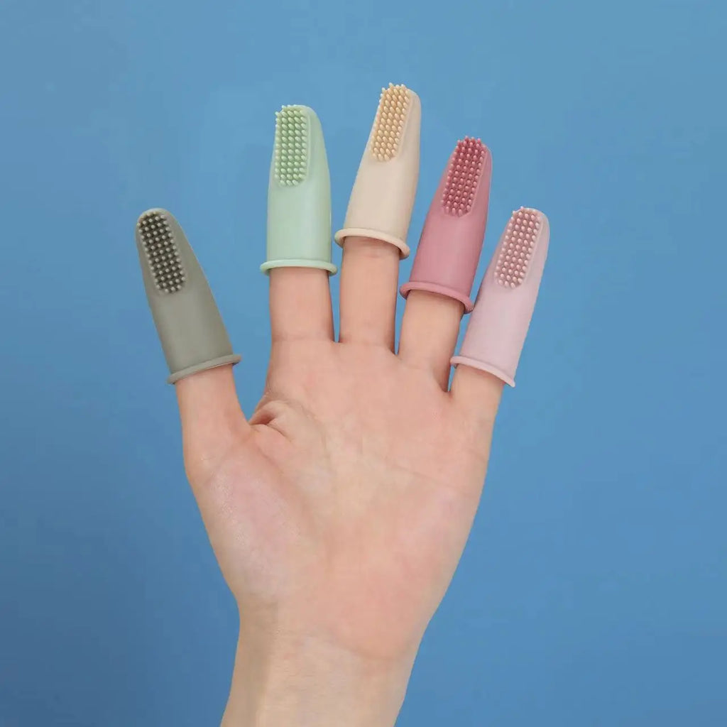 Cepillo dental para mascotas de silicona - Higiene bucal eficaz y segura