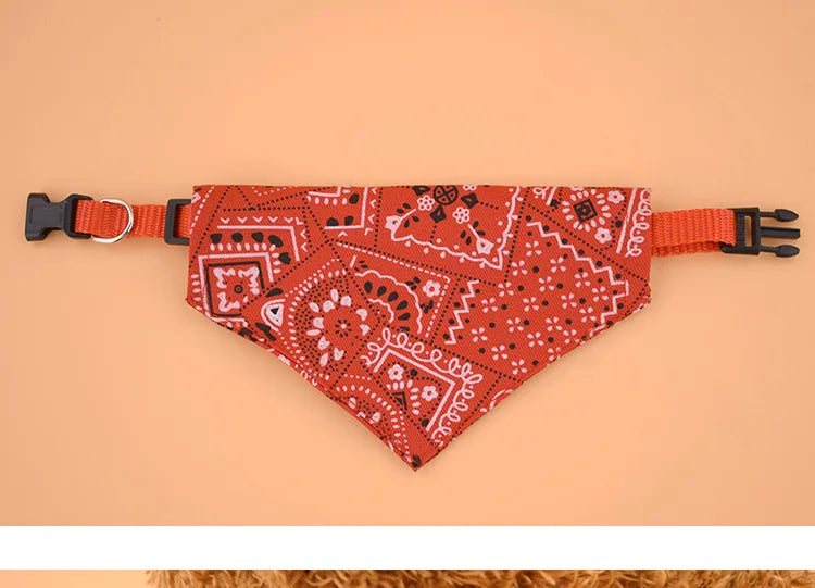 Collar Bandana Personalizable para Perros y Gatos – Conjunto de lazo y babero en colores divertidos