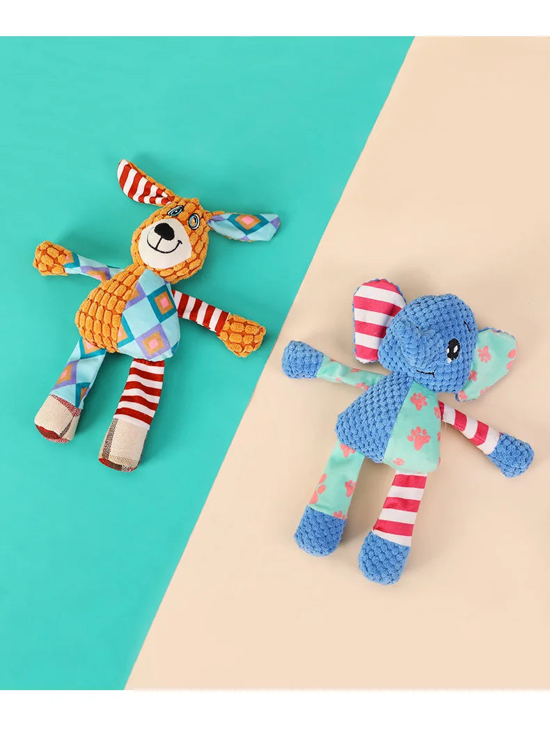 Juguete de Peluche Interactivo para Perros - Resistente a Mordidas, Con Sonido y Estímulo