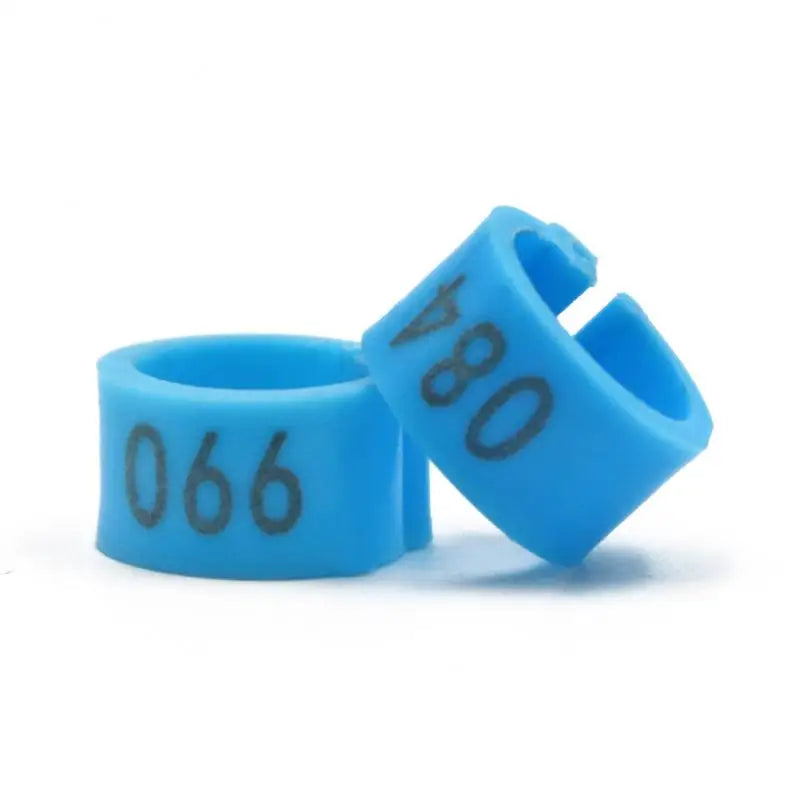 Anillos de pie para aves en diferentes colores, 100 piezas, accesorios de alta calidad para palomas y otras aves de criadero