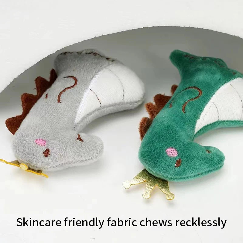 Juguete de peluche para gatos - Mordedor y estimulante, tamaño compacto y ligero