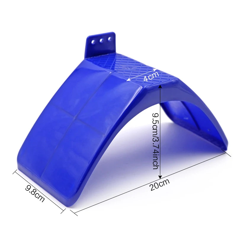 Soporte de descanso para aves en plástico con colores Azul y Verde - Pack de 10/20 unidades