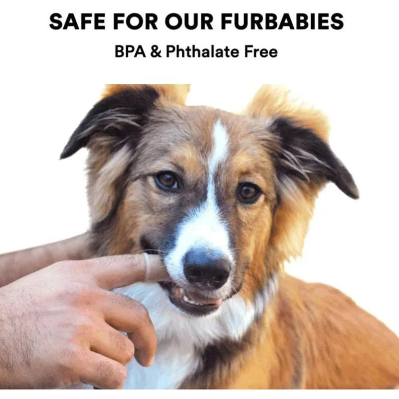 Set de Cepillo y Estuche de Limpieza Bucal para Mascotas