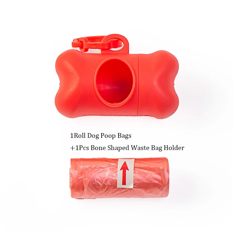Dispositivo portátil para limpieza de heces caninas - Diseño en forma de hueso, práctico y ecológico