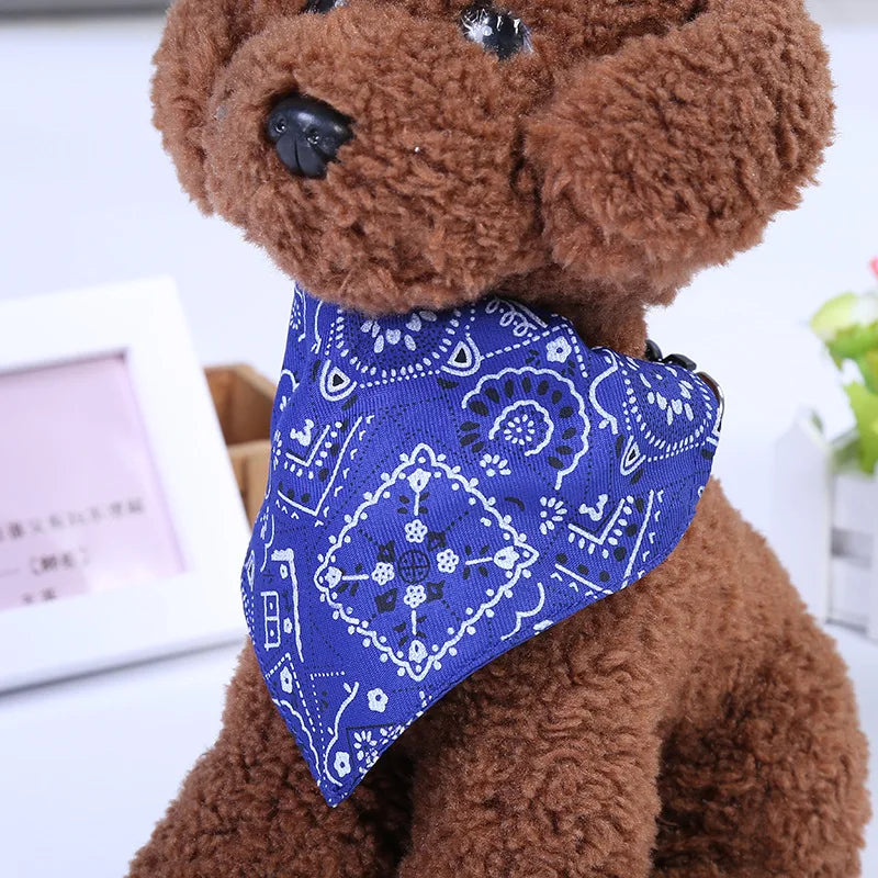 Collar Bandana Personalizable para Perros y Gatos – Conjunto de lazo y babero en colores divertidos