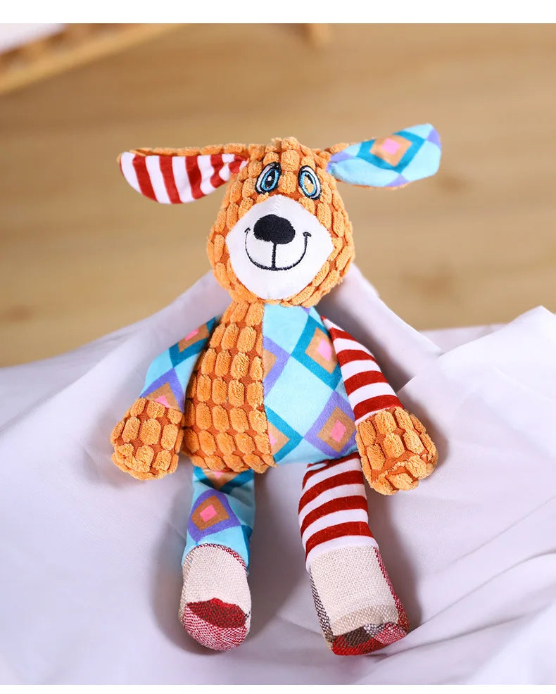 Juguete de Peluche Interactivo para Perros - Resistente a Mordidas, Con Sonido y Estímulo