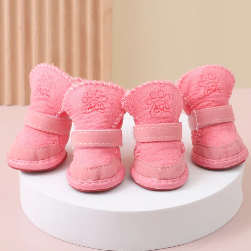 Conjunto de Botines de Cuero para Perros - Varios Tamaños y Estilo Resistente