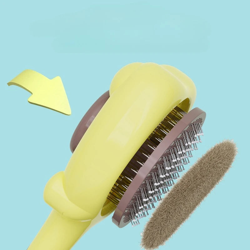 Peine para Gatos - Diseño ergonómico y fácil de usar para un pelaje saludable