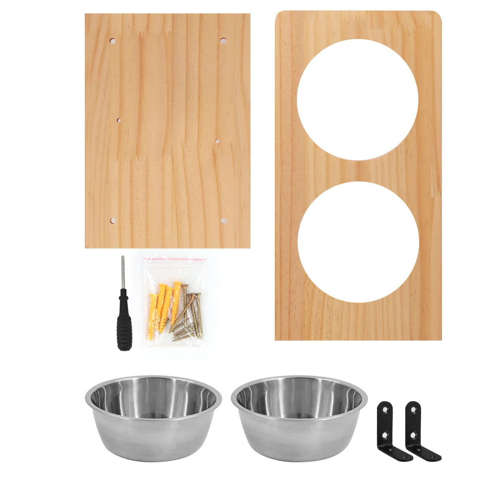 Estantería mural para gatos con estación de alimentación removible y diseño seguro