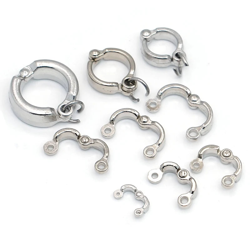 Aros para patas de aves en metal de diferentes tamaños para entrenamiento y identificación