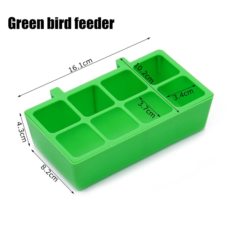 Taza colgante para alimento y agua para aves