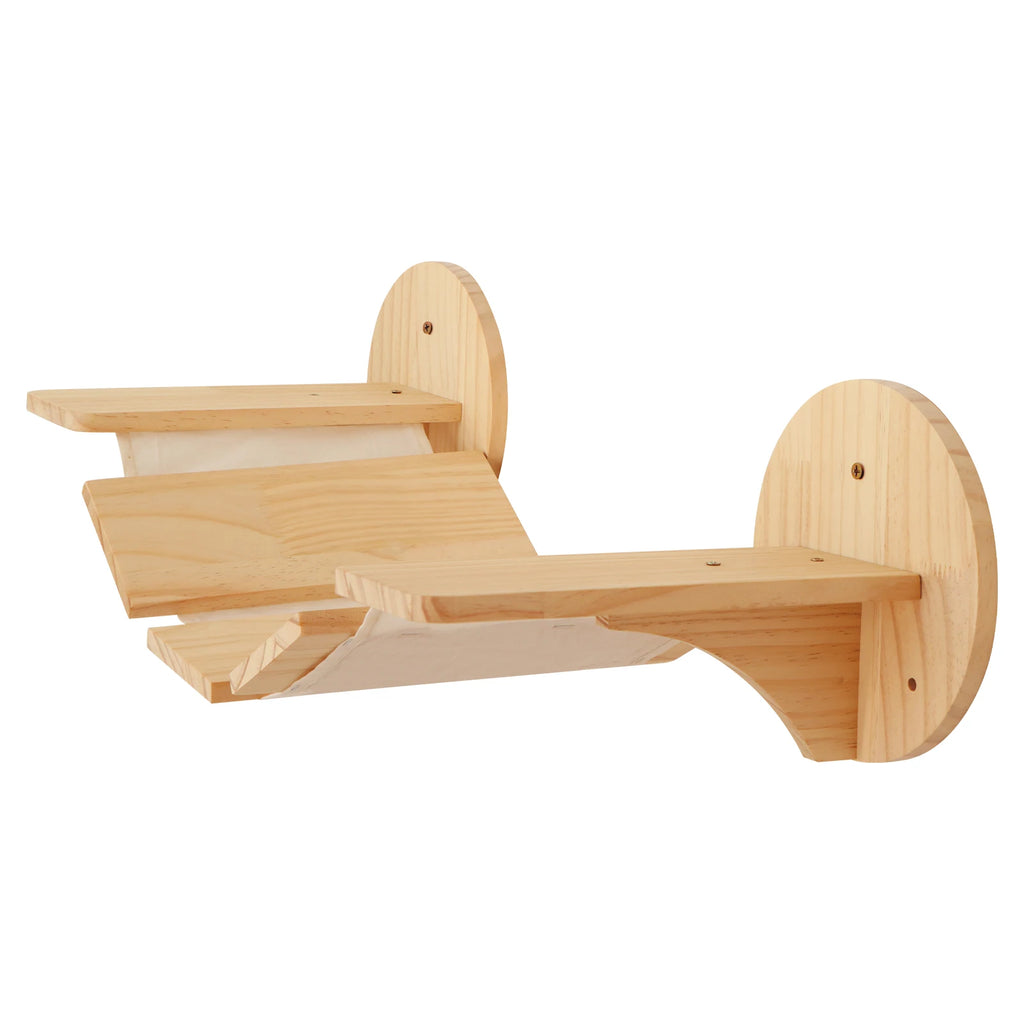 Puente de Suspensión para Gatos en Madera, Diversión y Ejercicio Seguro