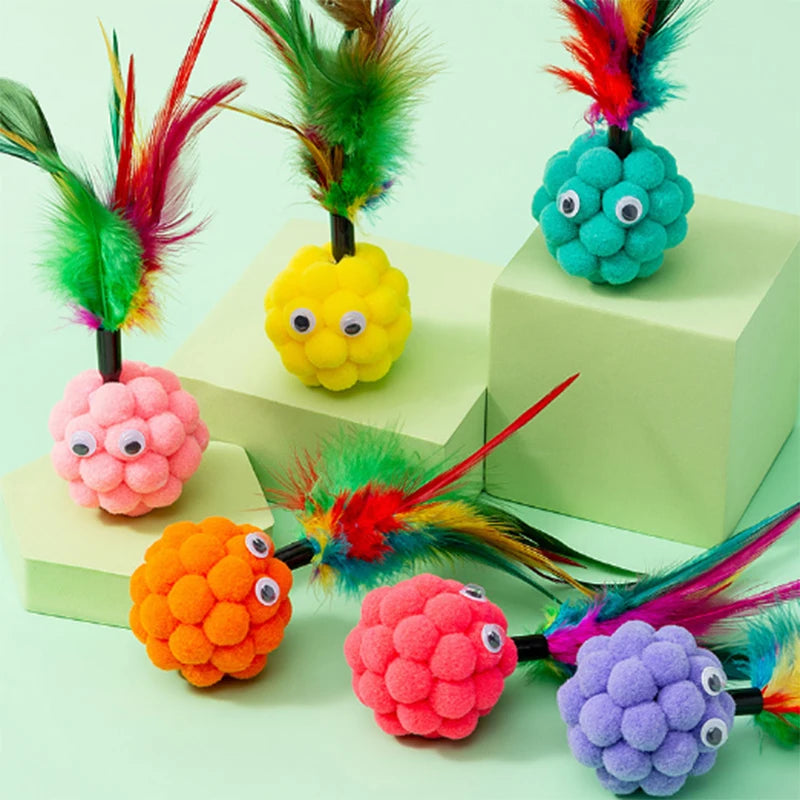 Pelotas de Sisal para Gatos – Divertidas y Seguras, Pack de 1 o 3 unidades