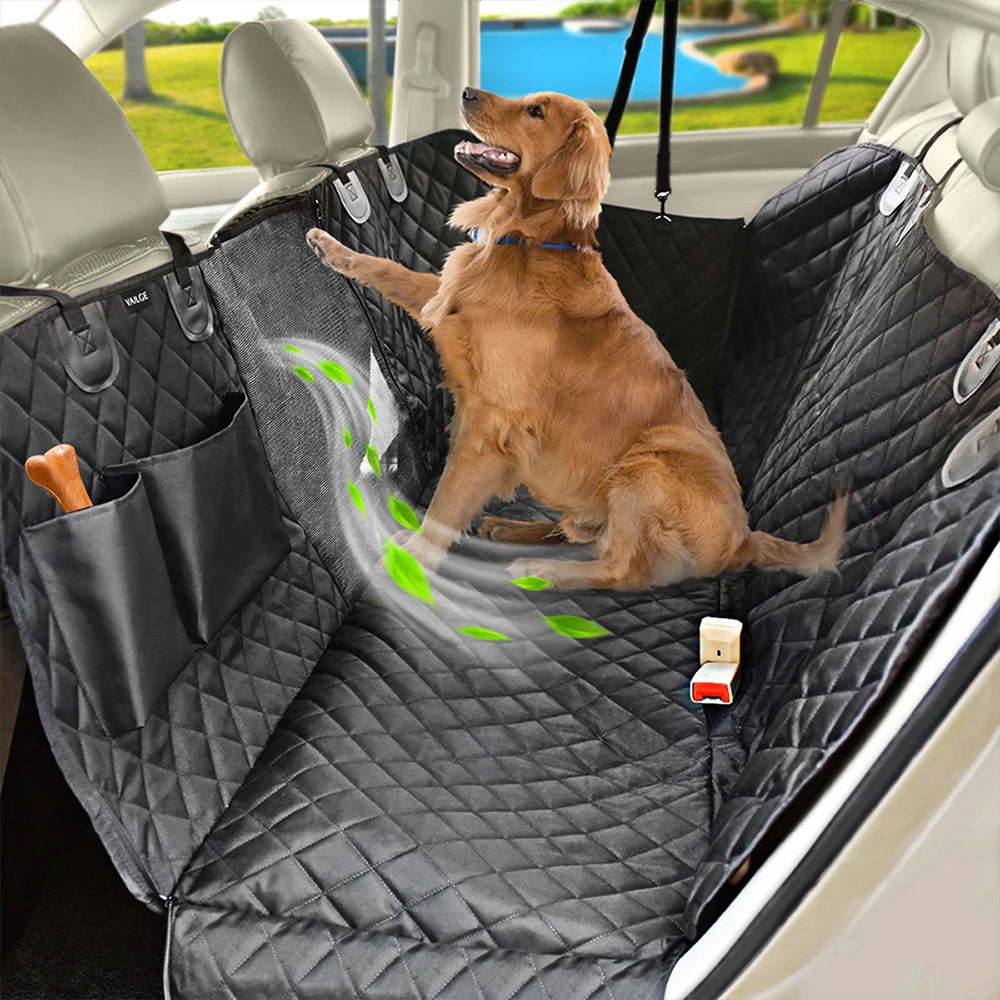 Funda de asientos para coche impermeable y antideslizante para perros y gatos