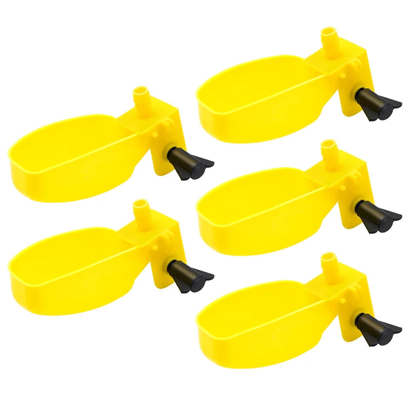 Bandeja de agua automática para aves y codornices en varios colores