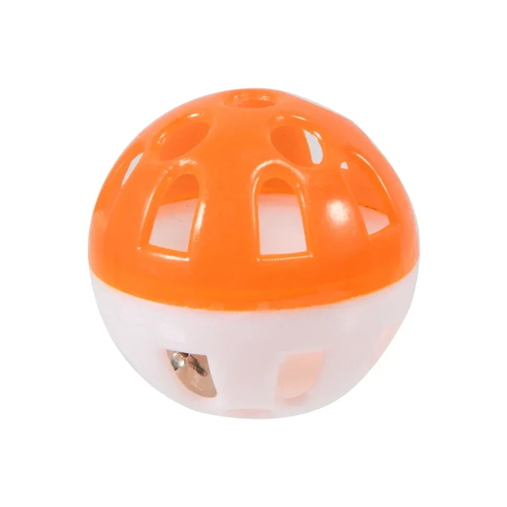 Juguete interactivo de bolas con cascabel para aves y otros pequeños animales