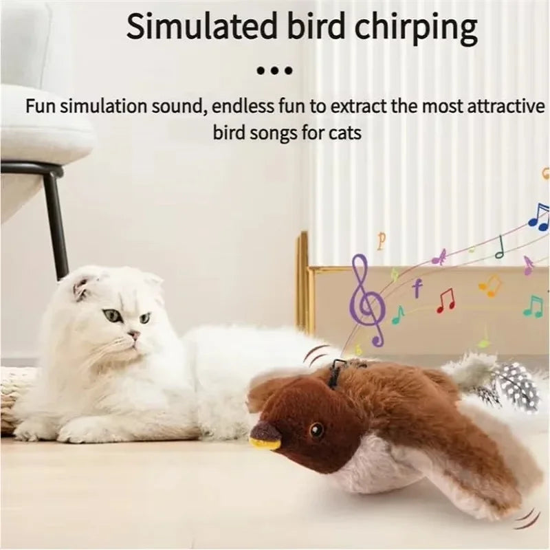 Juguete para Gatos con Movimiento y Sonido - Con Batería Incluida y Diseño Atractivo