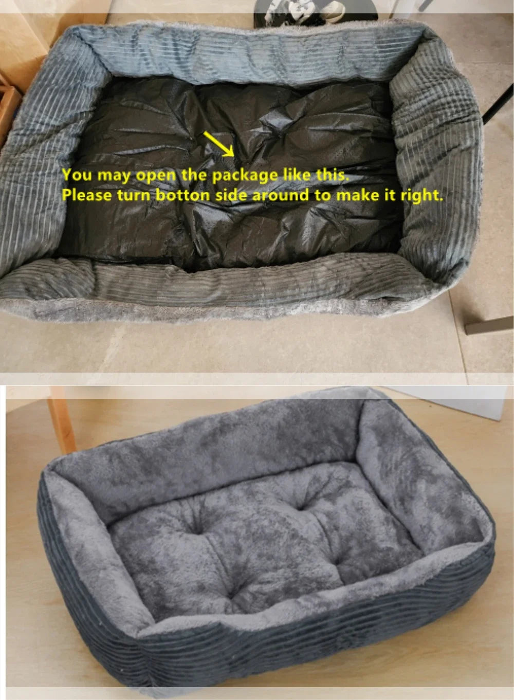 Cama Impermeable BPEDT para Perros y Gatos – Suave, Resistente y Versátil
